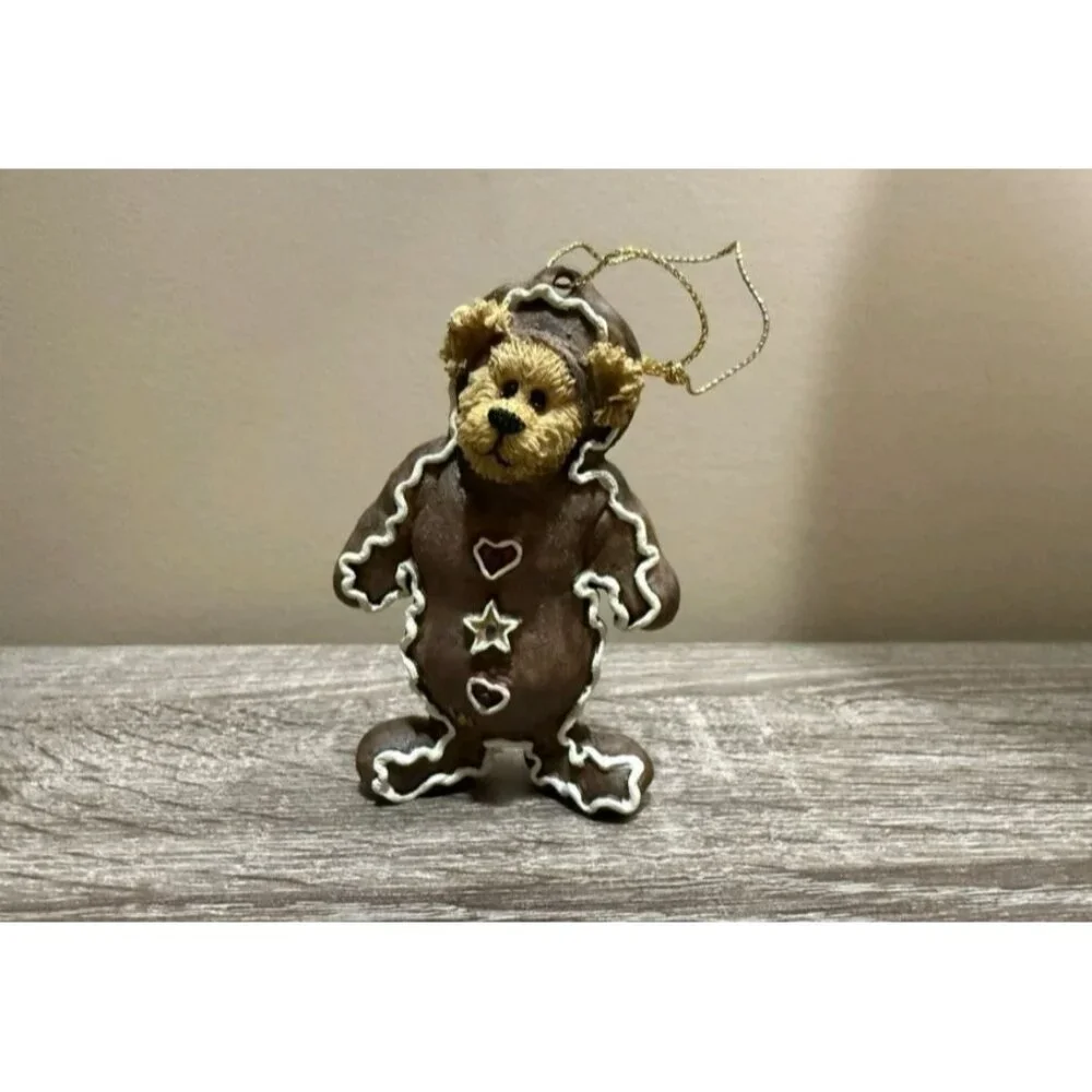 Boyds Bears & Friends Christmas‎ Ornament Hansel Gingerbread Teddy Bear #25730
